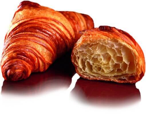 sliced original butter croissant